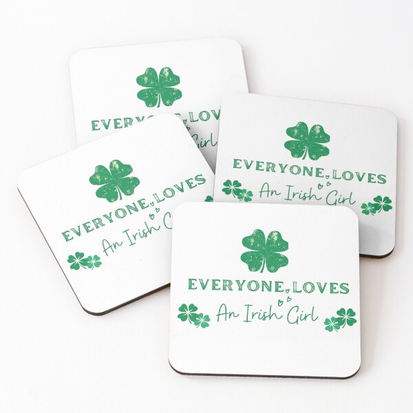 Item preview,  Everyone Loves An Irish Girl Patrick's Day Lucky Shamrock Party Cute designed and sold by ZACK ART.