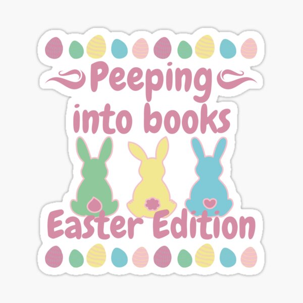 Item preview, Easter Peeps Peeping Into Books: Easter Edition designed and sold by Megurix.