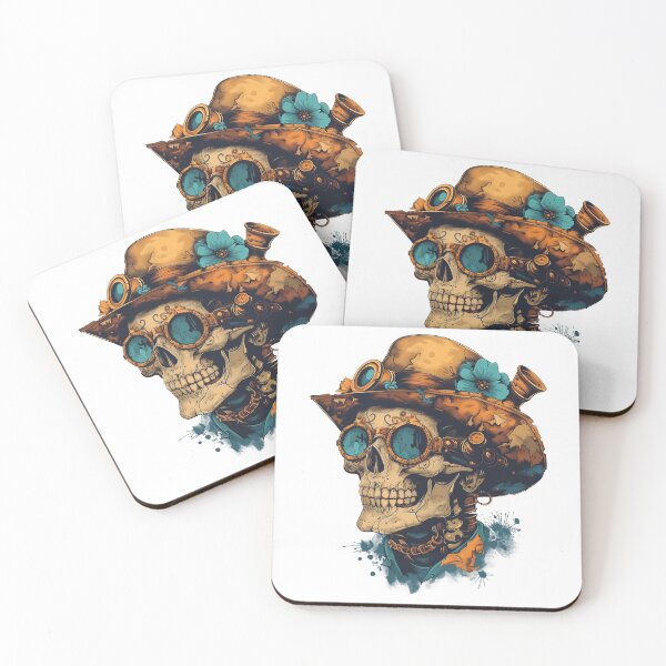 Item preview, Skull in a hat designed and sold by InfinityCircle.