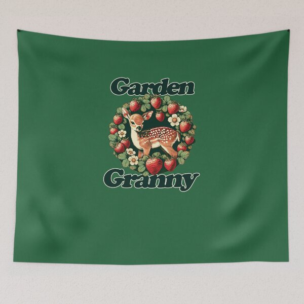 Item preview, Garden Granny Fawn designed and sold by FrictionMaxxing.