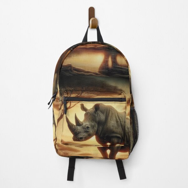 Item preview, AFRICAN SUNSET RHINO designed and sold by johnnyssandart.