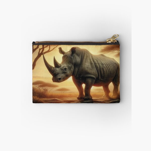 Item preview, AFRICAN SUNSET RHINO  designed and sold by johnnyssandart.