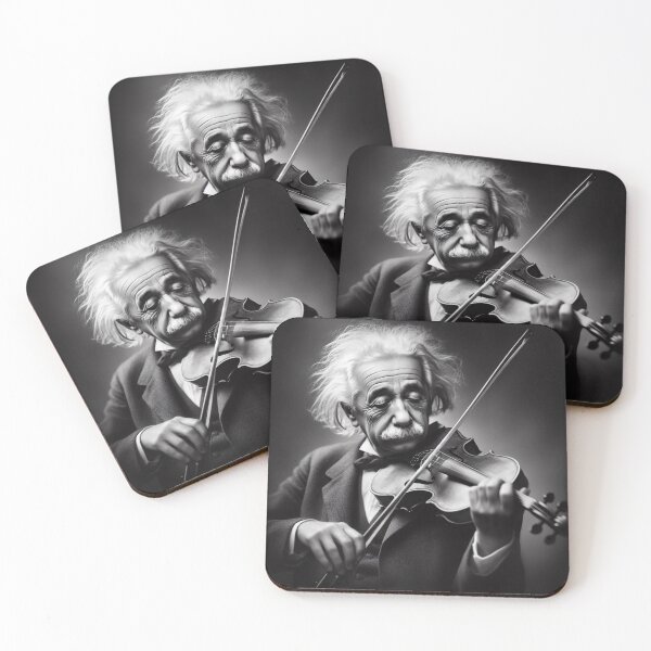 Item preview, Einstein  playing the violin designed and sold by sevenmountains.