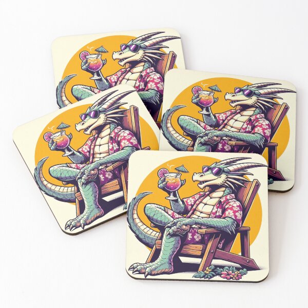 Item preview, Dragon's Day Off: Tropical Retreat designed and sold by TDKCustoms.