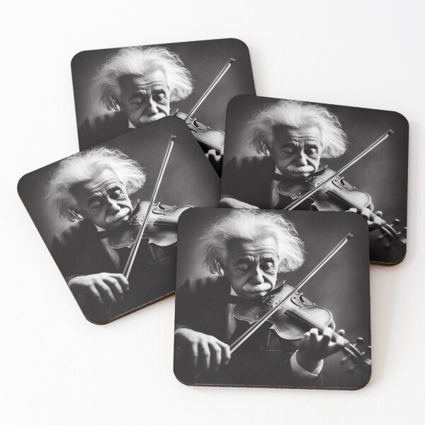Item preview, Einstein  playing the violin designed and sold by sevenmountains.
