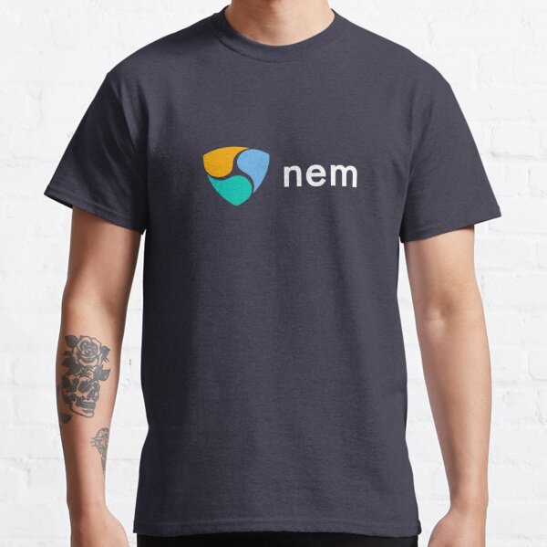 Nem Coin Cryptocurrency Tshirt Xem Coin Shirt Logo Nem Blockchain Nem Wallet Blockchain News Shirt Get It Now T Shirt By Flobra Redbubble