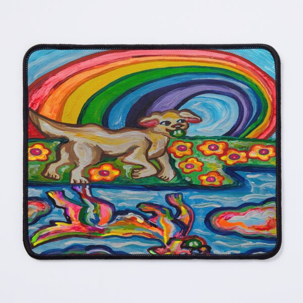 Item preview, Rainbow Bridge Dog Reflecting on Life designed and sold by Deborah Camp.