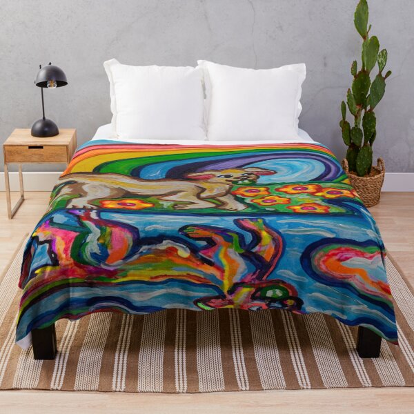 Item preview, Rainbow Bridge Dog Reflecting on Life designed and sold by Deborah Camp.