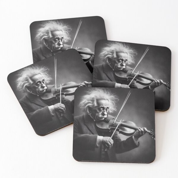 Item preview,  Einstein  playing the violin designed and sold by sevenmountains.