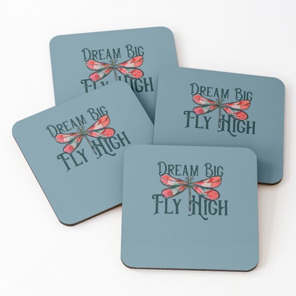 Item preview, Dream Big Fly High Dragonfly designed and sold by FrictionMaxxing.