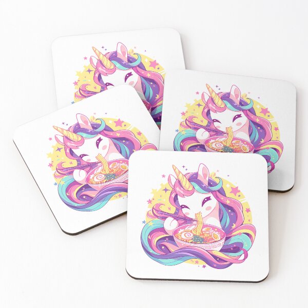 Item preview, Unicorn Eating Ramen designed and sold by PeelZinc.
