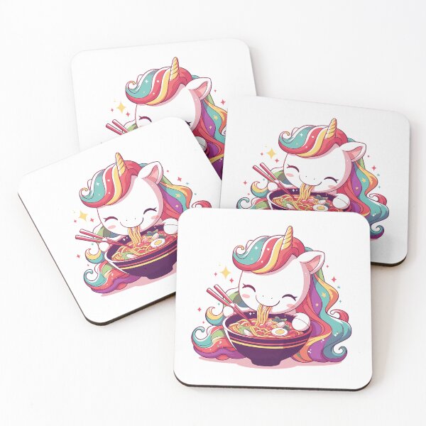 Item preview, Unicorn Eating Ramen designed and sold by PeelZinc.