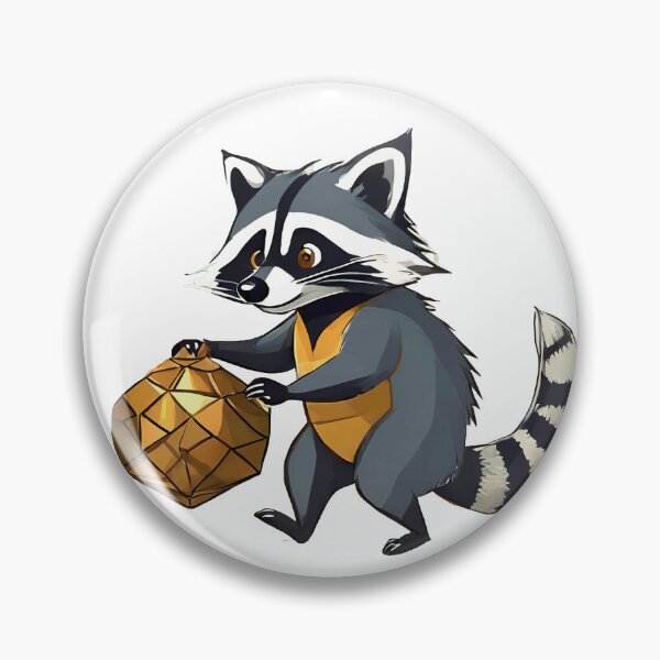Artikelvorschau, Sneaky Raccoon Gold Kapsel entworfen und verkauft von omerfdln34.