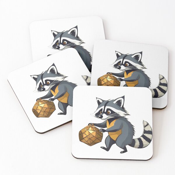 Item preview, Sneaky Raccoon Gold Capsule designed and sold by omerfdln34.