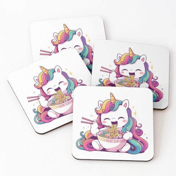 Item preview, Unicorn Eating Ramen designed and sold by PeelZinc.