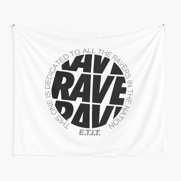 RAVE RAVE RAVE #1 Wandbehang