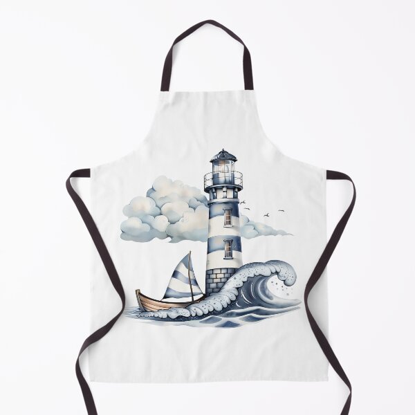 Aperçu de l'œuvre Phare aquarelle breton créée et vendue par 1enchik.