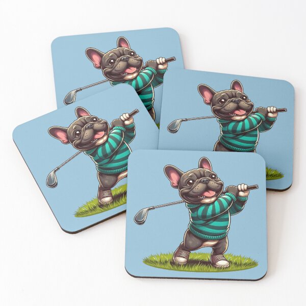 Item preview, Golfing French Bulldog designed and sold by Digital Spurs.