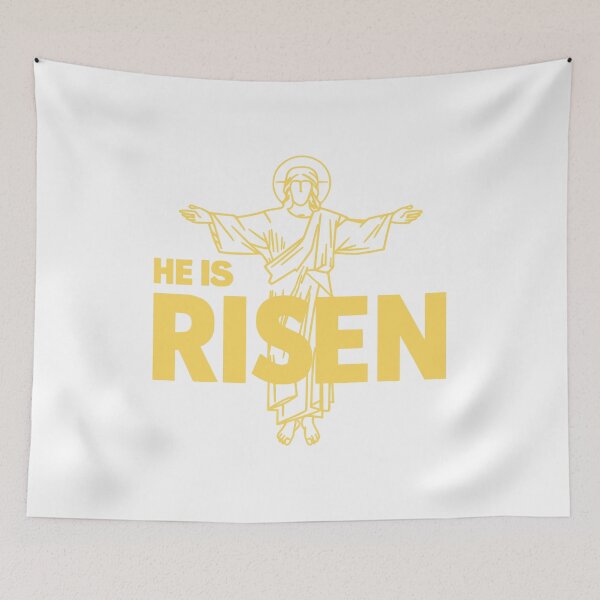 Item preview, He Is Risen! Jesus Has Risen Easter designed and sold by PMCreative.