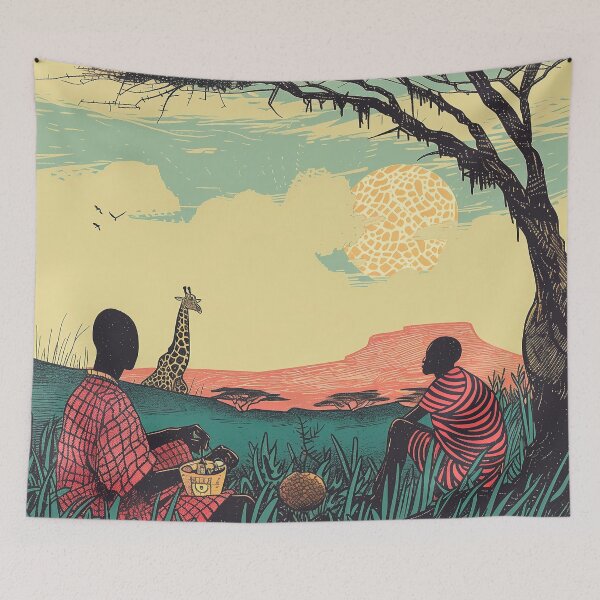 Item preview, Kenya Digital Illustration designed and sold by ComicsFactory.
