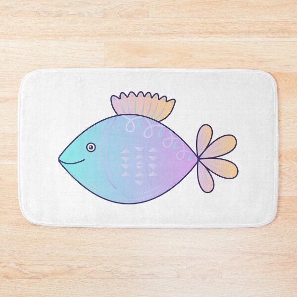 Item preview, Cute fish, gradient illustration designed and sold by OM-lova.
