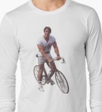 Arnold auf einem Fahrrad Langarmshirt