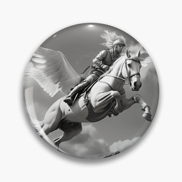 Item preview, BLACK AND WHITE HORSE 3 designed and sold by AmazingBackDrop.