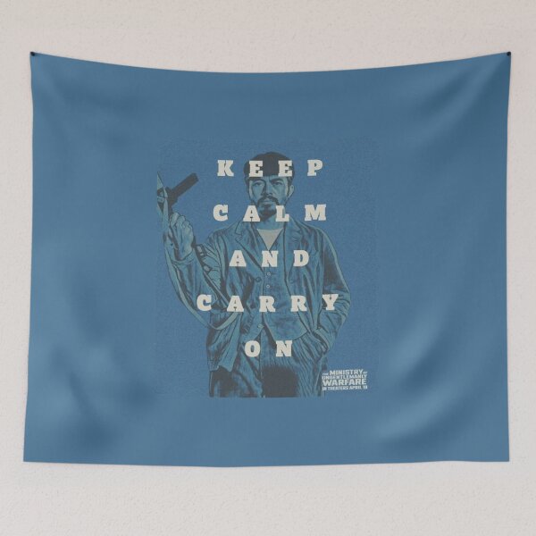 Item preview, keep calm and carry on blue henry golding designed and sold by MechanicalART.