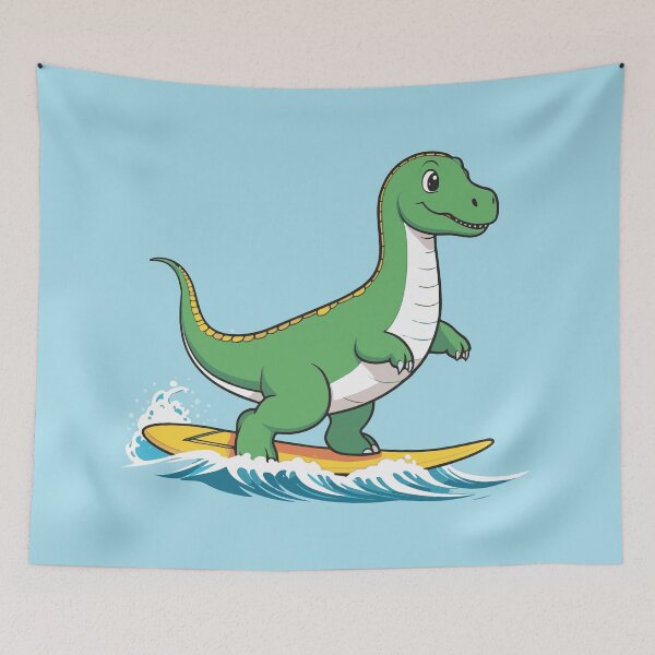 Item preview, Cool Surfing T-Rex Dinosaur designed and sold by Atlantico54.