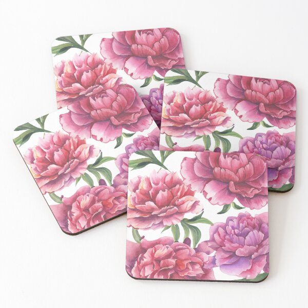 Item preview, Pink Peonies in Watercolor designed and sold by LianaCreates.