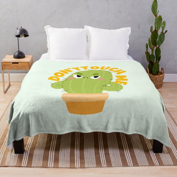 Item preview, Don't Touch Me Cute Grumpy Cactus designed and sold by ricricswert.