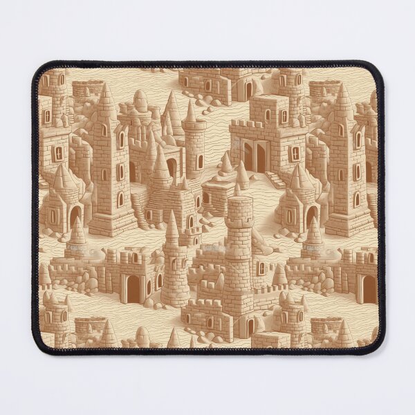 Item preview, Vintage Sandcastles Beach Pattern designed and sold by tsuttles.