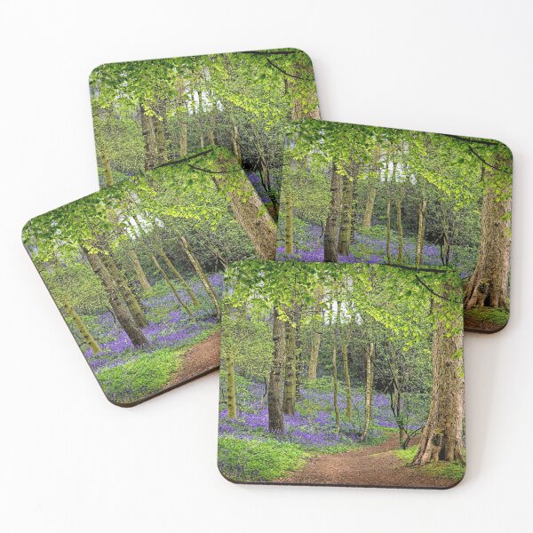 Item preview, Path through the bluebell wood Durham designed and sold by RosRidleyPhoto.