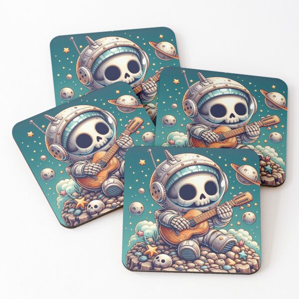 Item preview, Cosmic Serenade: Skeleton Astronaut's Jam Session designed and sold by TDKCustoms.