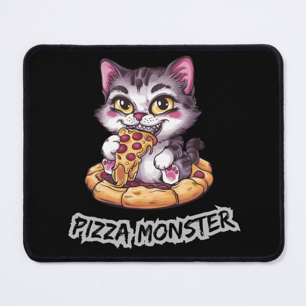 Item preview, Pizza Monster Cat 3 designed and sold by Psycho-Crazy.