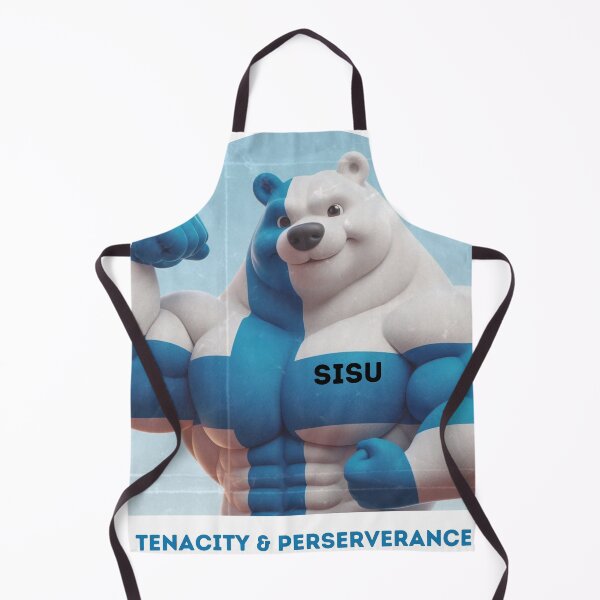 Item preview, Finnish Sisu Strong Bodybuilding Bear designed and sold by Stock-Wave.