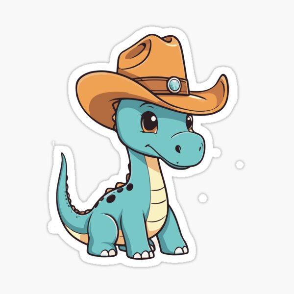 Item preview,  Cowboy Hat Dinosaur Brontosaurus designed and sold by Atlantico54.