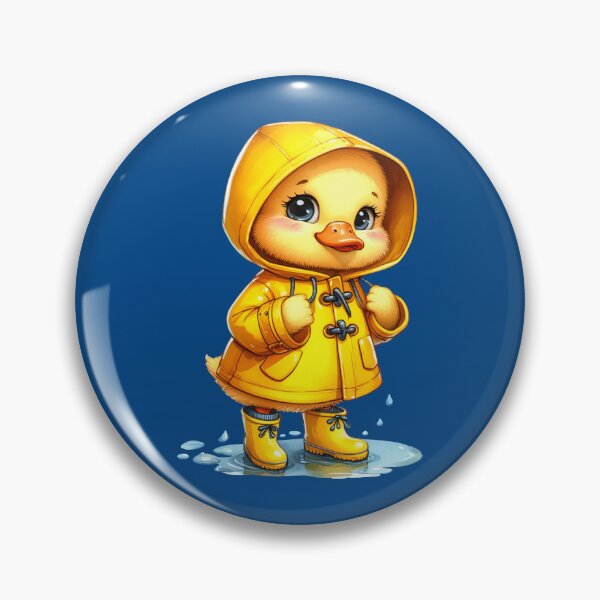 Item preview, Sweet Duckling in Raincoat designed and sold by Delemore Art.
