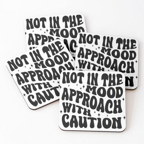 Item preview, (Black) Not in the Mood, Approach with Caution designed and sold by literartyghost.