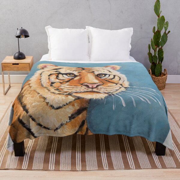 Item preview, Tiger in Blue designed and sold by StressieCat.