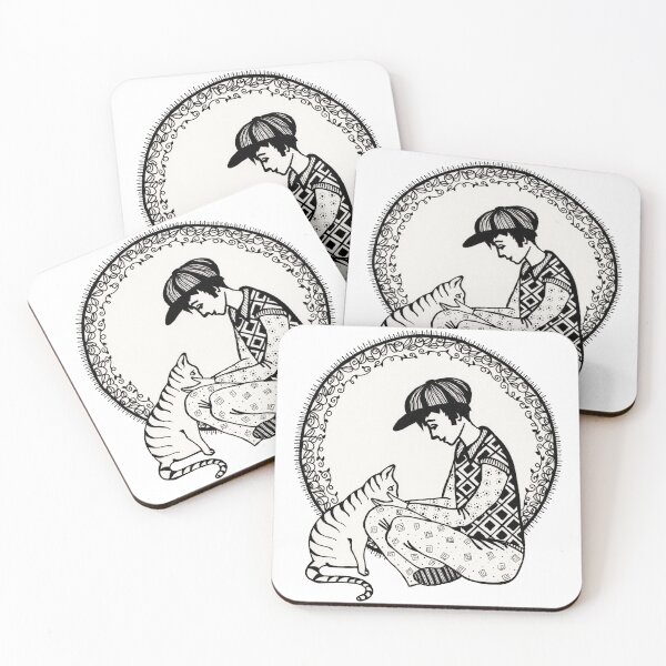 Item preview, petting a cat designed and sold by bagiolita.