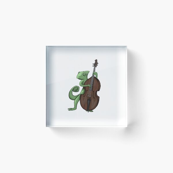 Item preview, Chameleon Playing the Bass designed and sold by Jrxt64.