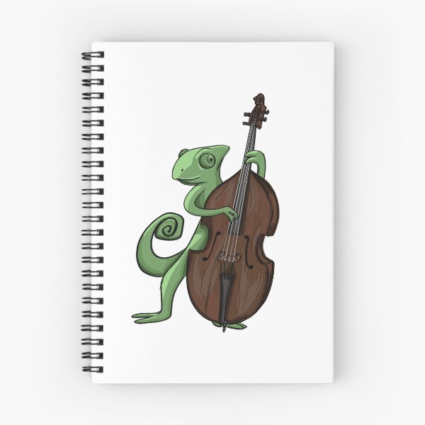 Item preview, Chameleon Playing the Bass designed and sold by Jrxt64.