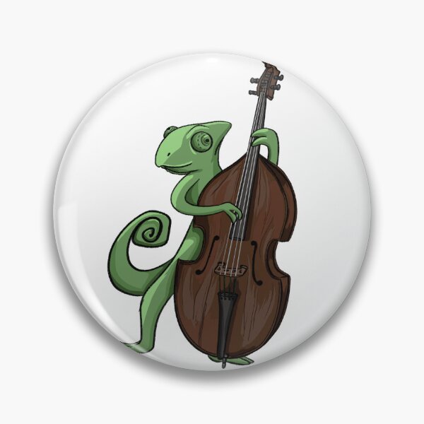 Item preview, Chameleon Playing the Bass designed and sold by Jrxt64.