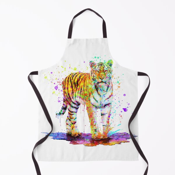 Item preview, Colorful Tiger: A Vibrant Display designed and sold by LuxeDigiArt.