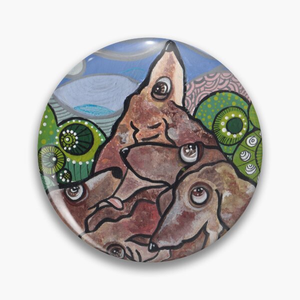 Item preview, Dachshund Pyramid designed and sold by ArtByBeatriz.