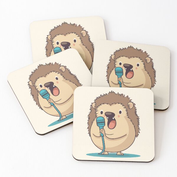 Item preview, Hedgehog singing designed and sold by Amir Faysal.