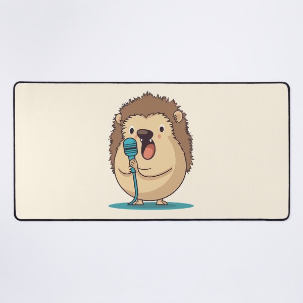 Item preview, Hedgehog singing designed and sold by Amir Faysal.