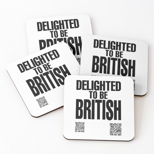 Item preview, Delighted to be British (Katharine Hamnett) - black designed and sold by jimmy-digital.