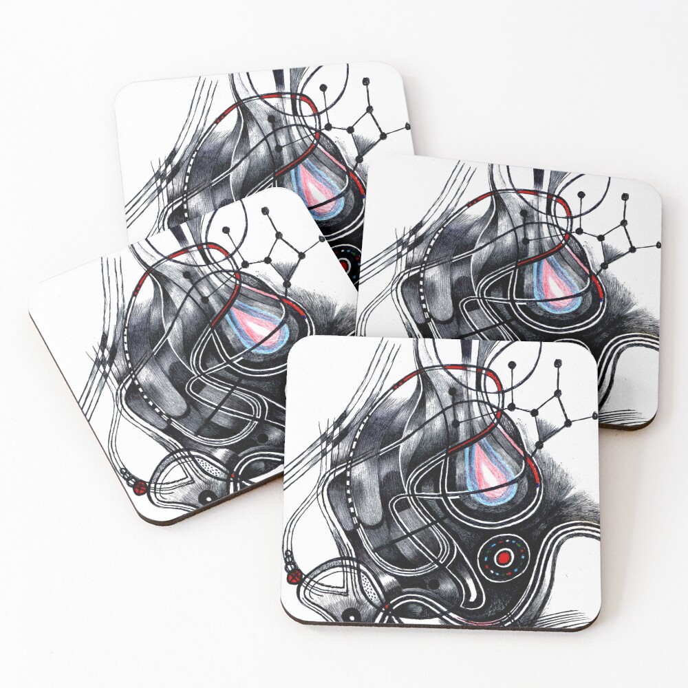 Item preview, Coasters (Set of 4) designed and sold by Recrem.